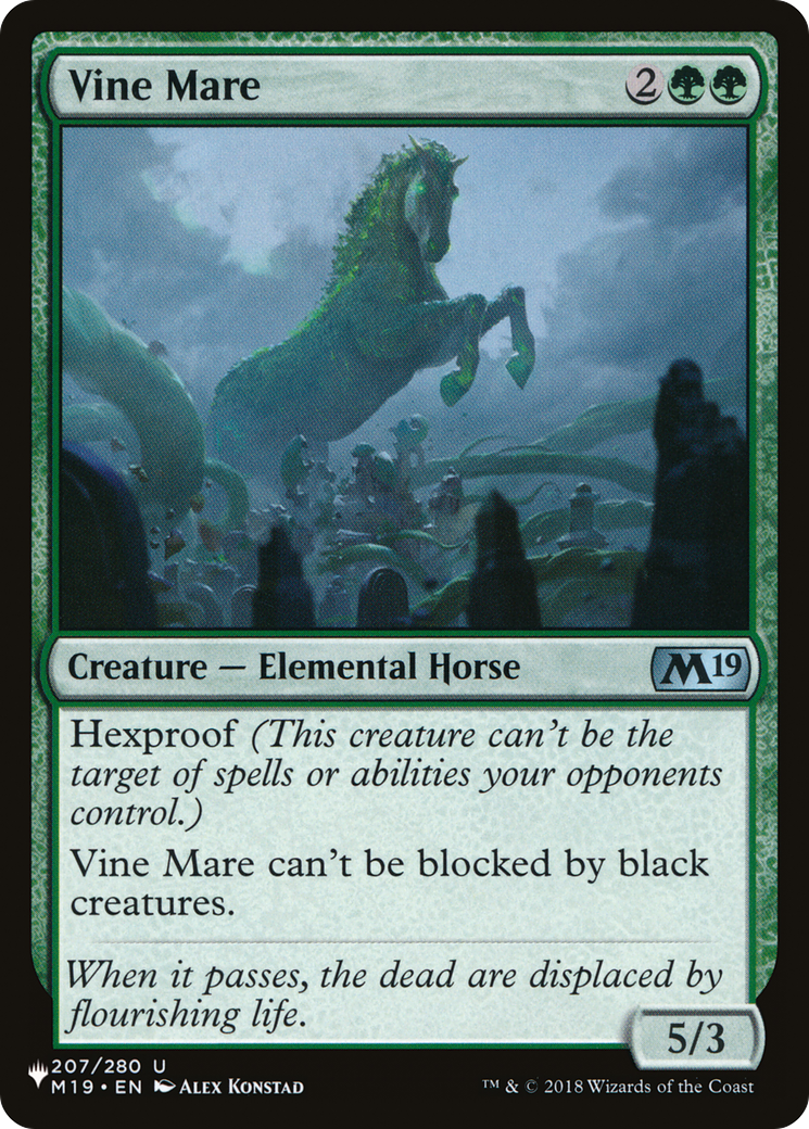 Vine Mare (LIST-207/280) - The List