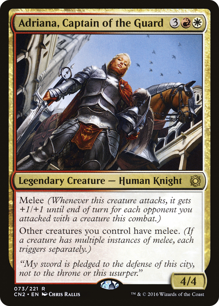 Adriana, Captain of the Guard (CN2-073) - Conspiracy: Take the Crown Foil