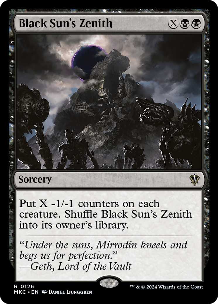 Black Sun's Zenith [MKC - 126]