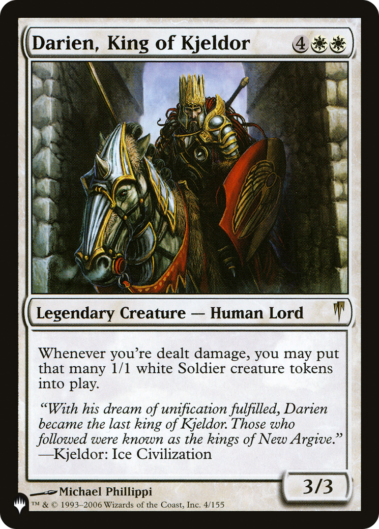 Darien, King of Kjeldor [LIST - 4/155]
