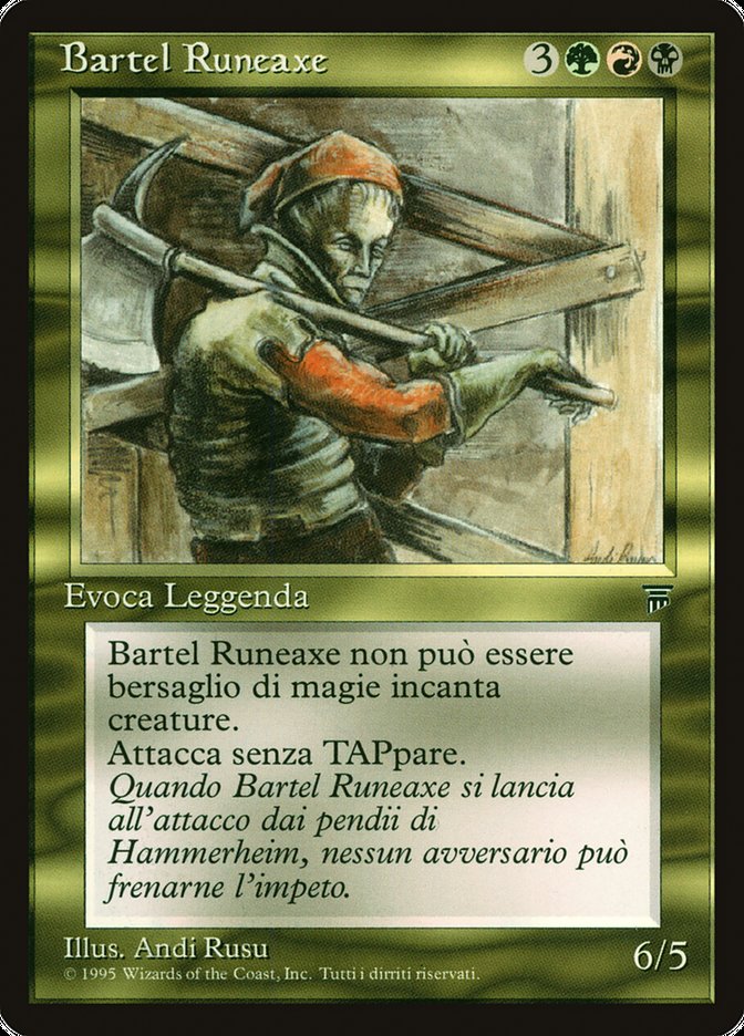 Bartel Runeaxe (ITALIAN)  [Legends]