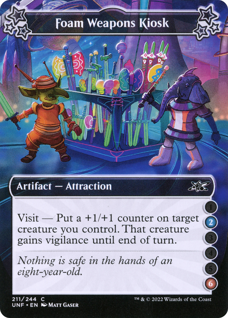 Foam Weapons Kiosk (2-6) [UNF - 211]