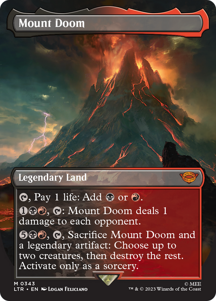Mount Doom (Borderless) [LTR - 343]