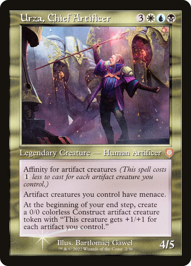 Urza, Chief Artificer (Retro Frame) [BRC - 2]