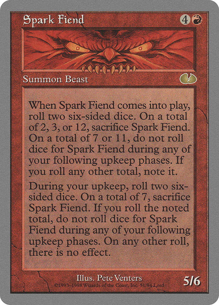 Spark Fiend [UGL - 51]