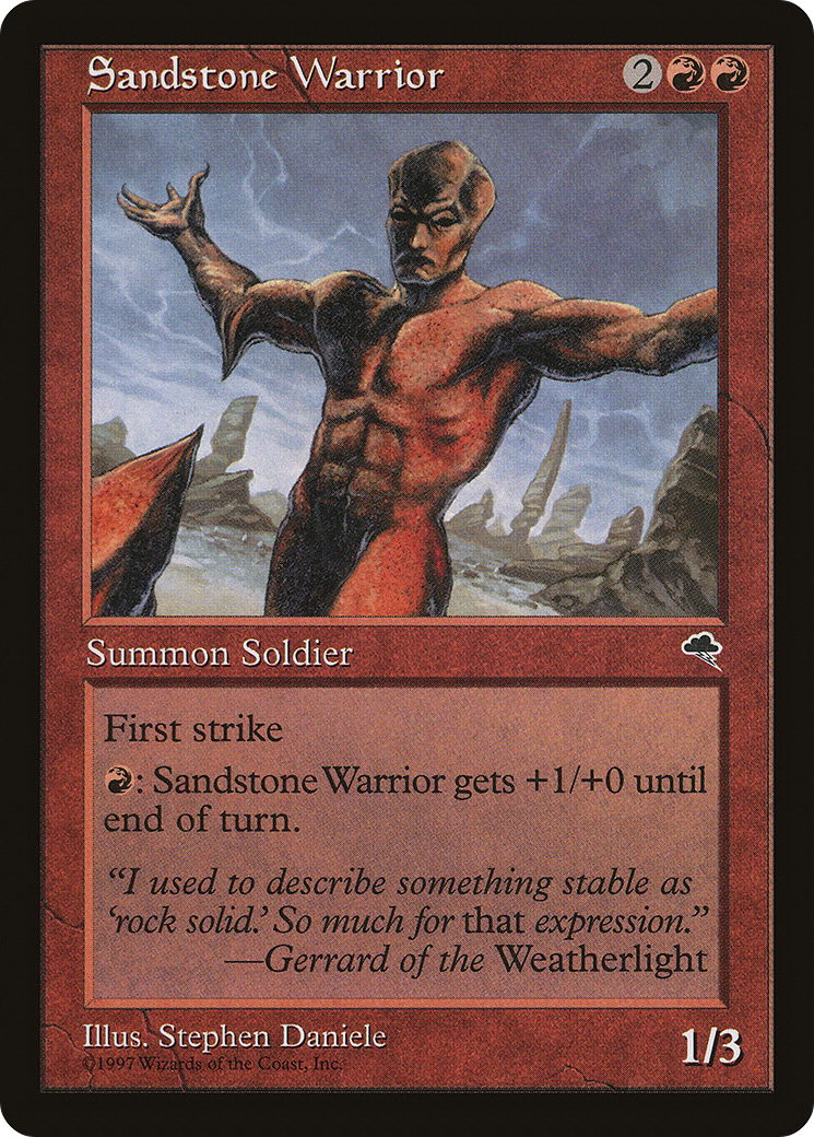 Sandstone Warrior [TMP - 199]