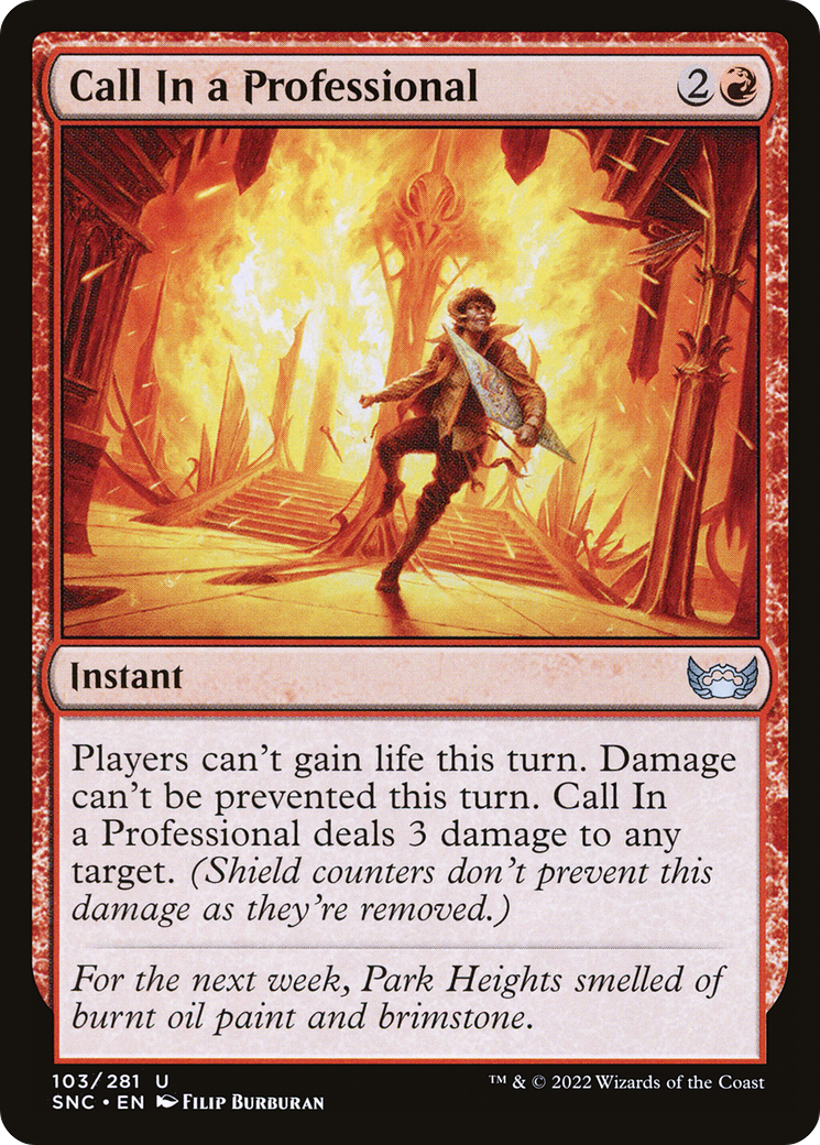 Call In a Professional [SNC - 103]