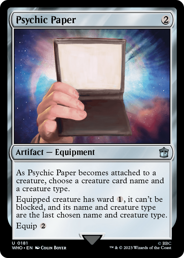 Psychic Paper [WHO - 181]