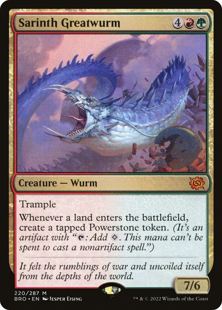 Sarinth Greatwurm [BRO - 220]