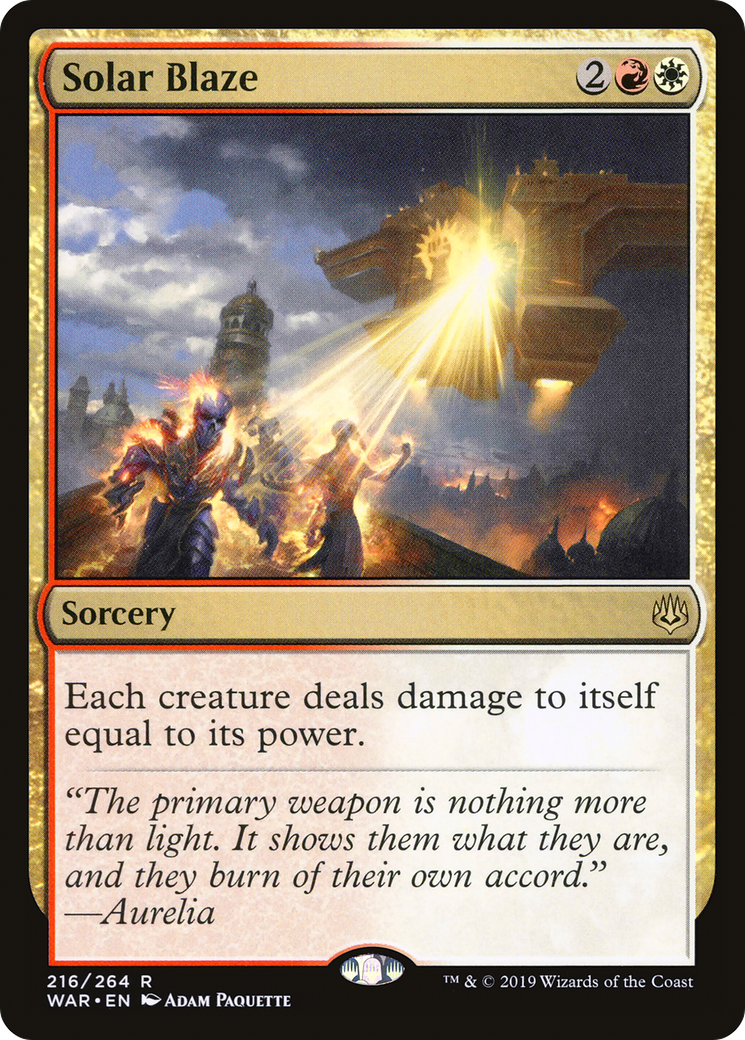 Solar Blaze [WAR - 216]