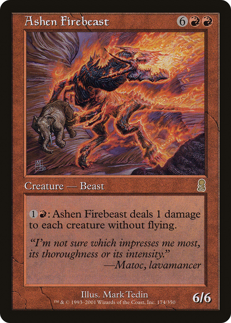 Ashen Firebeast [ODY - 174]
