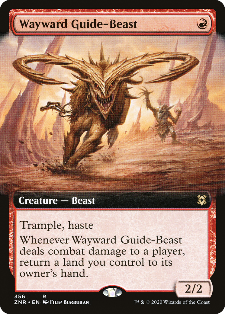 Wayward Guide-Beast (Extended Art) [ZNR - 356]