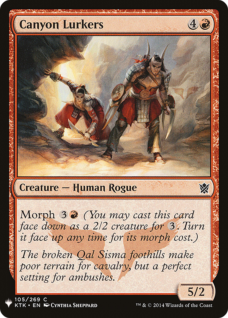 Canyon Lurkers [LIST - 105]
