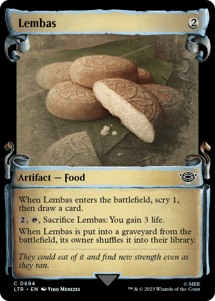 Lembas (Showcase Scrolls) [LTR - 694]