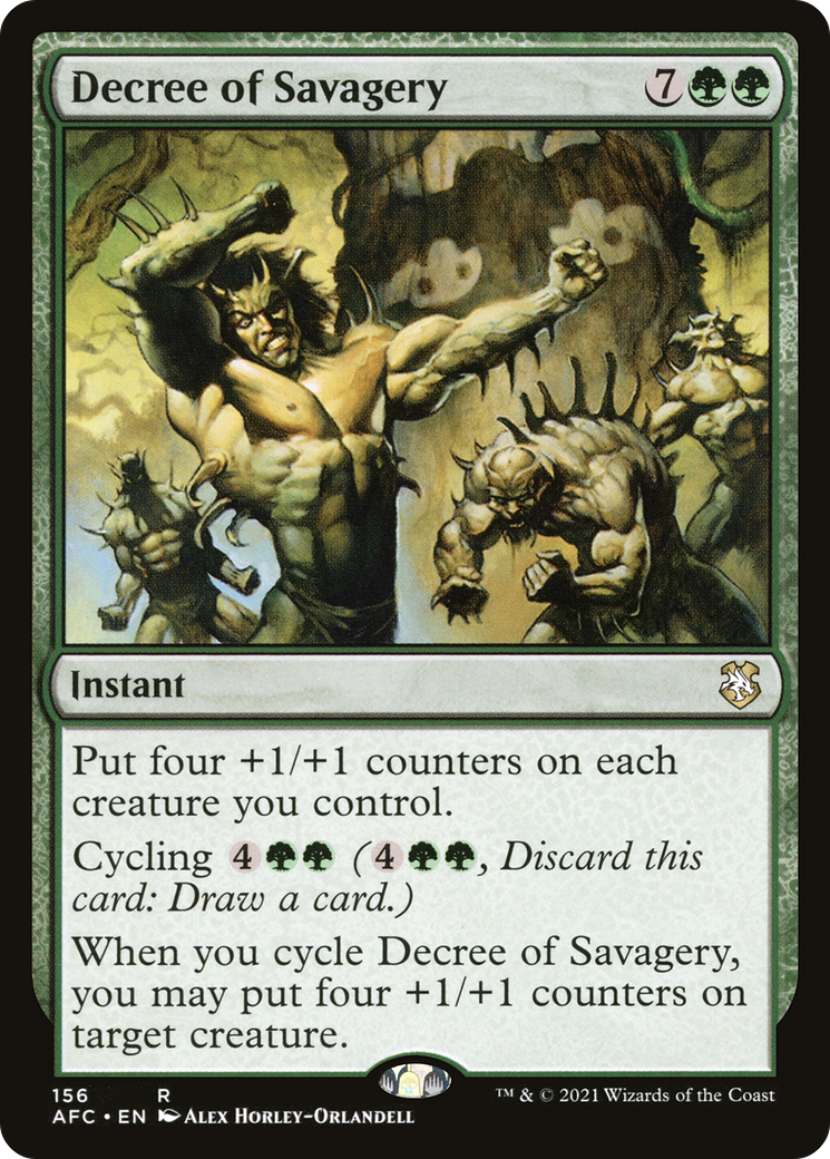 Decree of Savagery [AFC - 156]