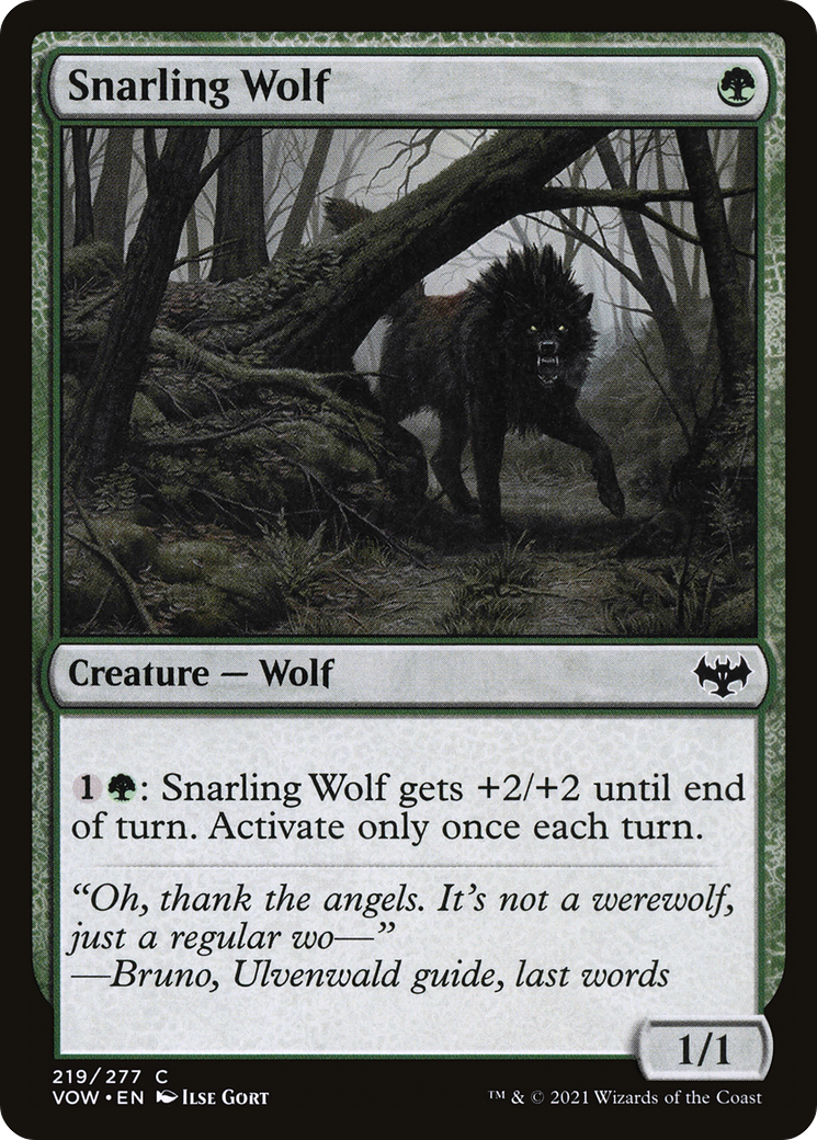 Snarling Wolf [VOW - 219]