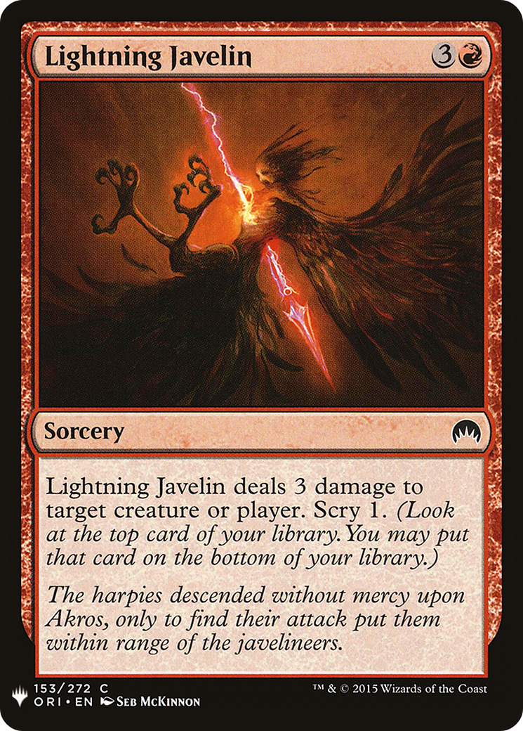 Lightning Javelin [LIST - 153]