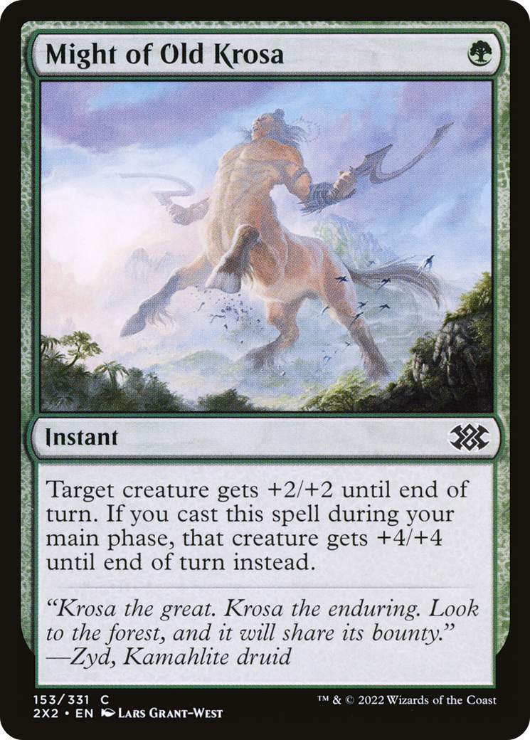 Might of Old Krosa [2X2 - 153]