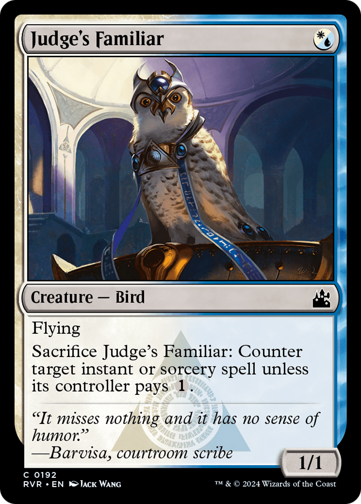 Judge's Familiar [RVR - 192]