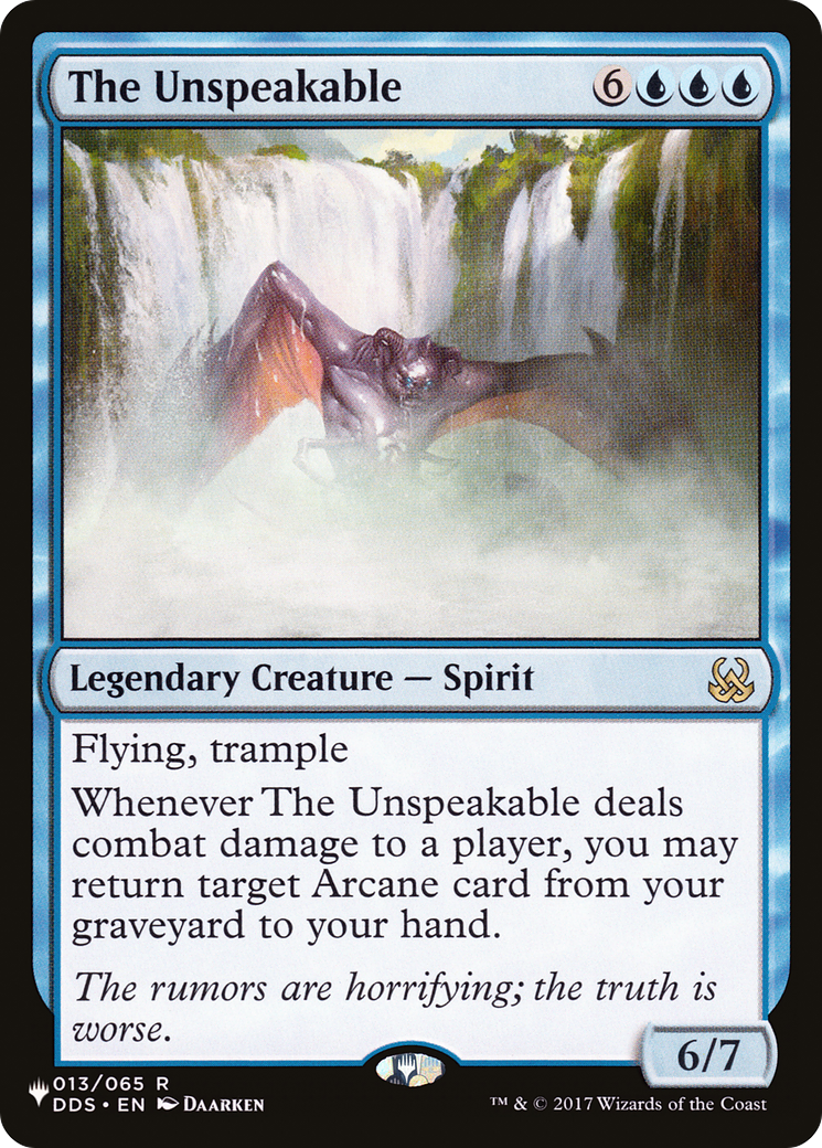 The Unspeakable [LIST - 013/065]