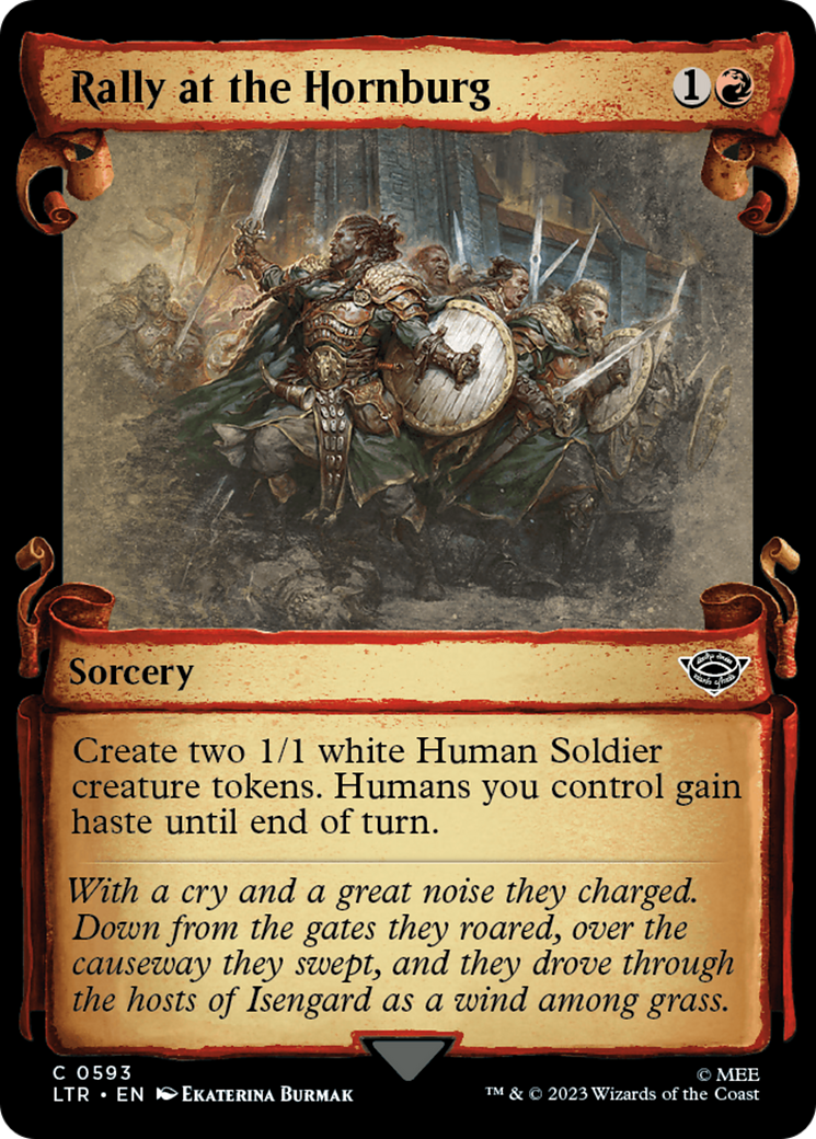 Rally at the Hornburg (Showcase Scrolls) [LTR - 593]