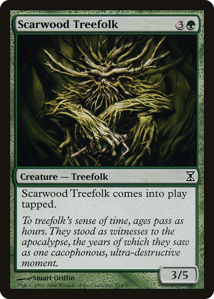 Scarwood Treefolk [TSP - 214]