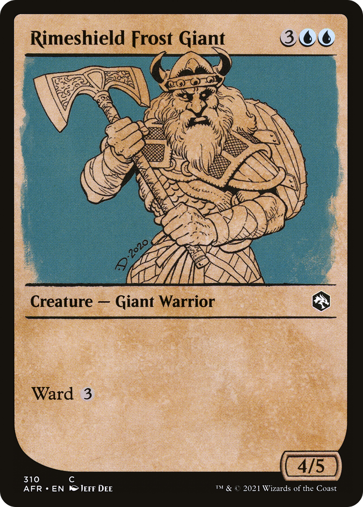 Rimeshield Frost Giant (Showcase) [AFR - 310]