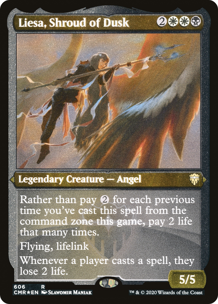 Liesa, Shroud of Dusk (Foil Etched) [CMR - 606]