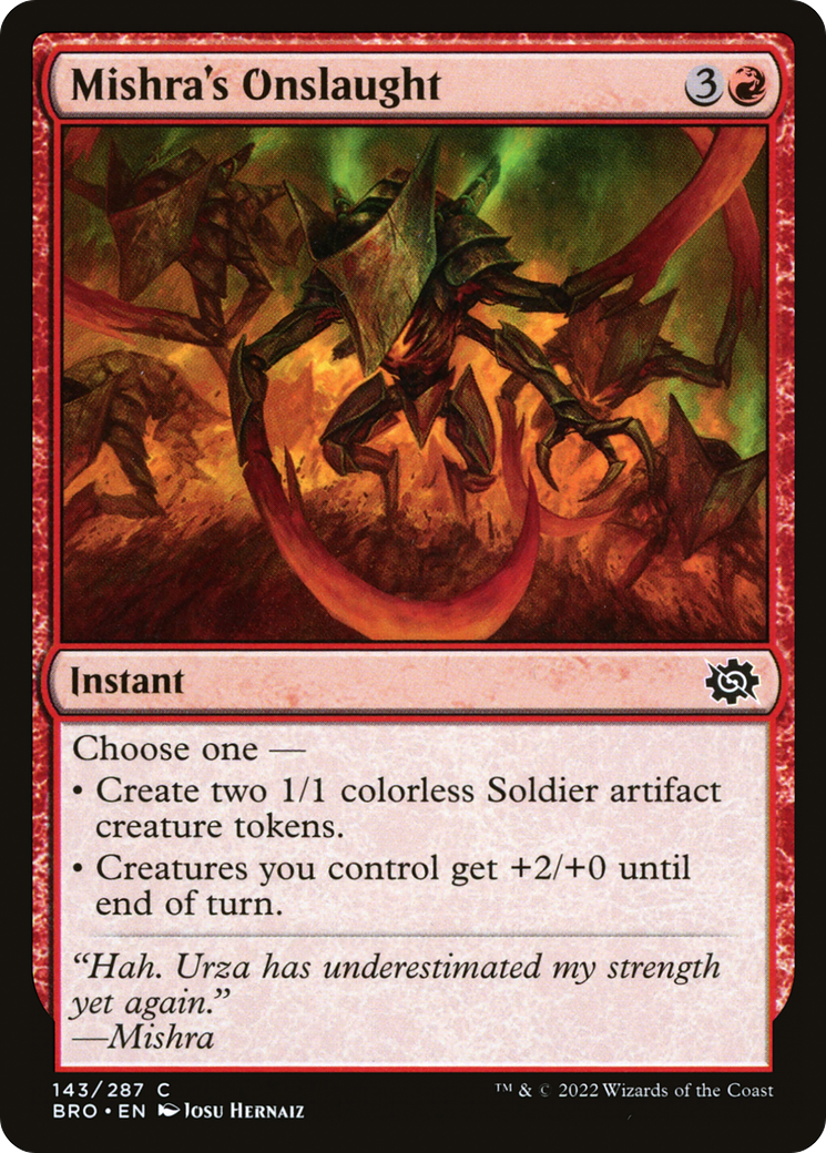 Mishra's Onslaught [BRO - 143]
