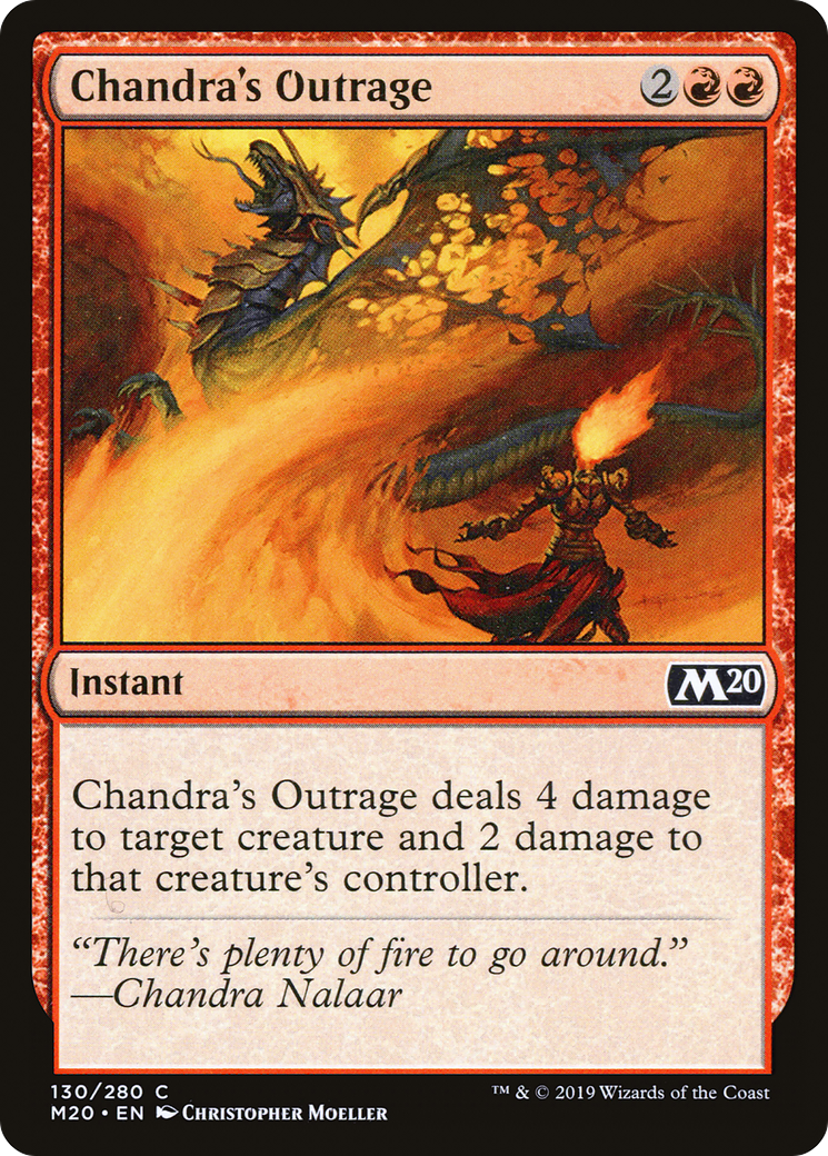 Chandra's Outrage [M20 - 130]
