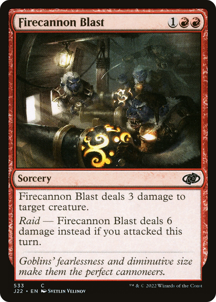 Firecannon Blast [J22 - 533]