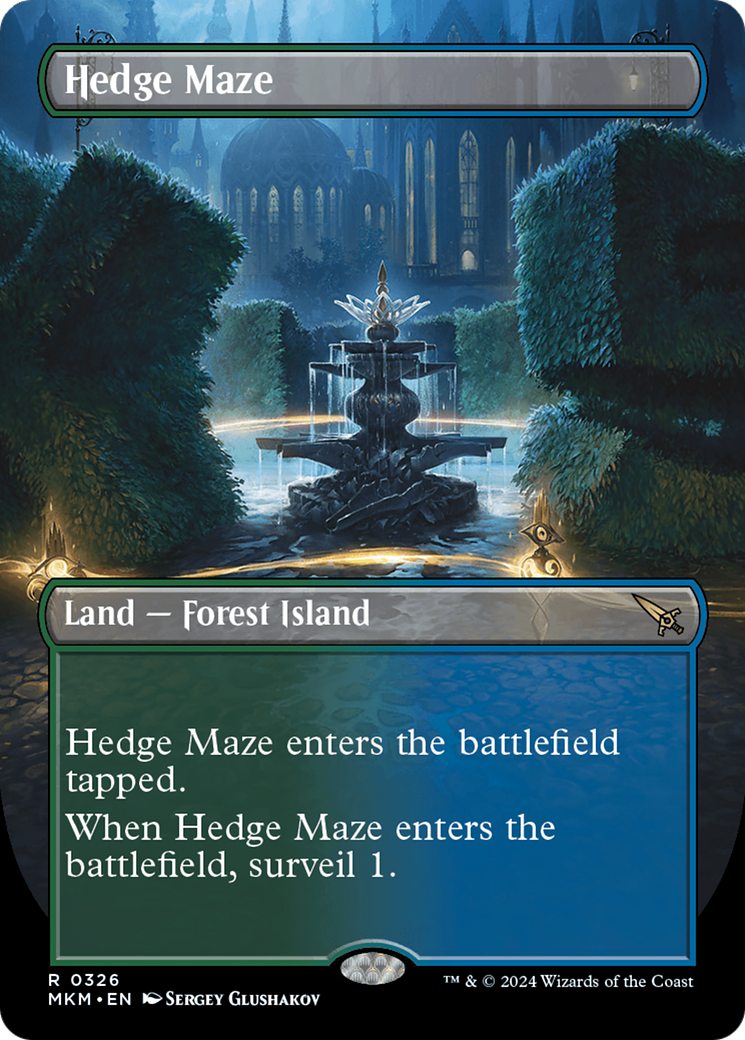 Hedge Maze (Borderless) [MKM - 326]