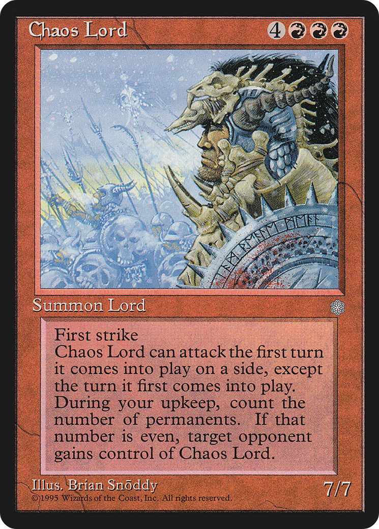 Chaos Lord [ICE - N/A]