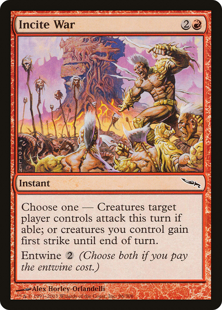 Incite War [MRD - 96]