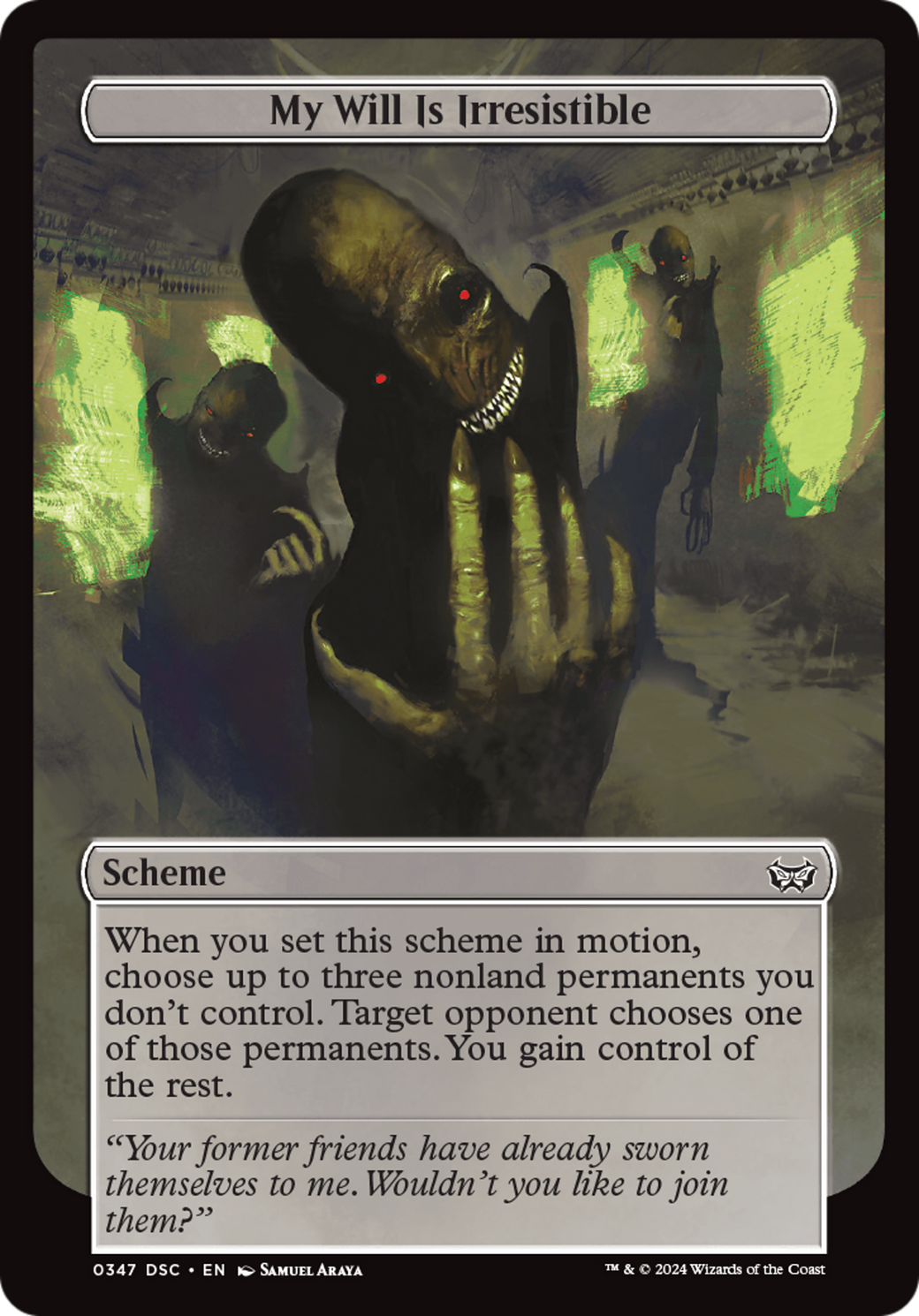 My Will Is Irresistible (Full Art) [A:DSC - 347]