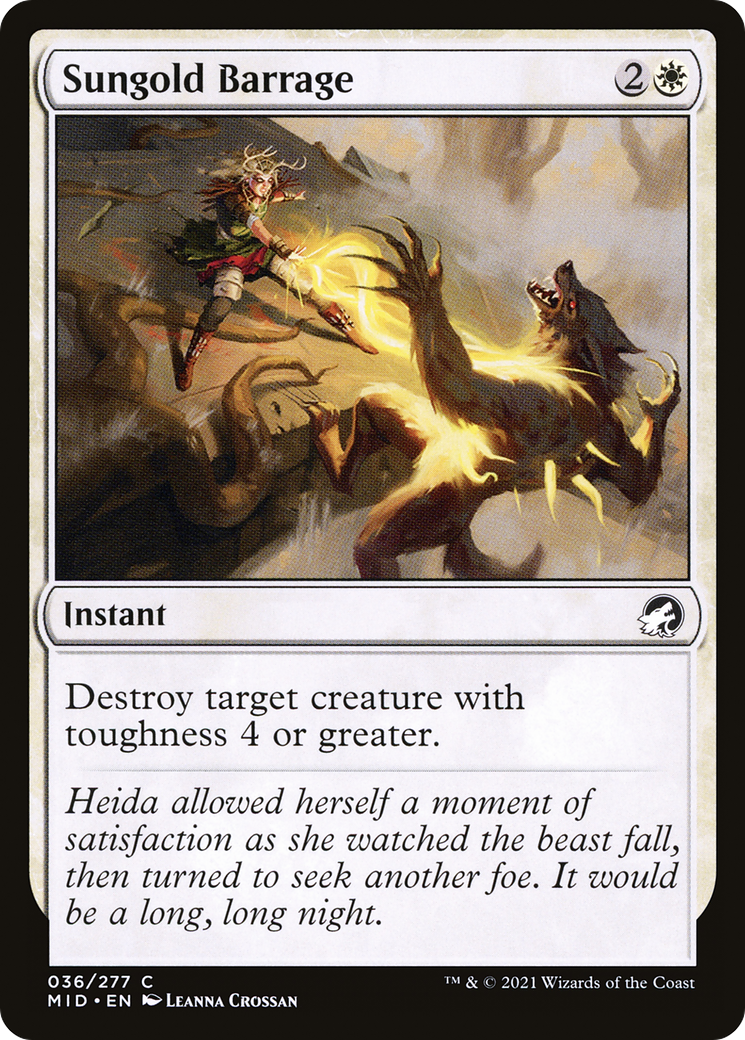 Sungold Barrage [MID - 36]
