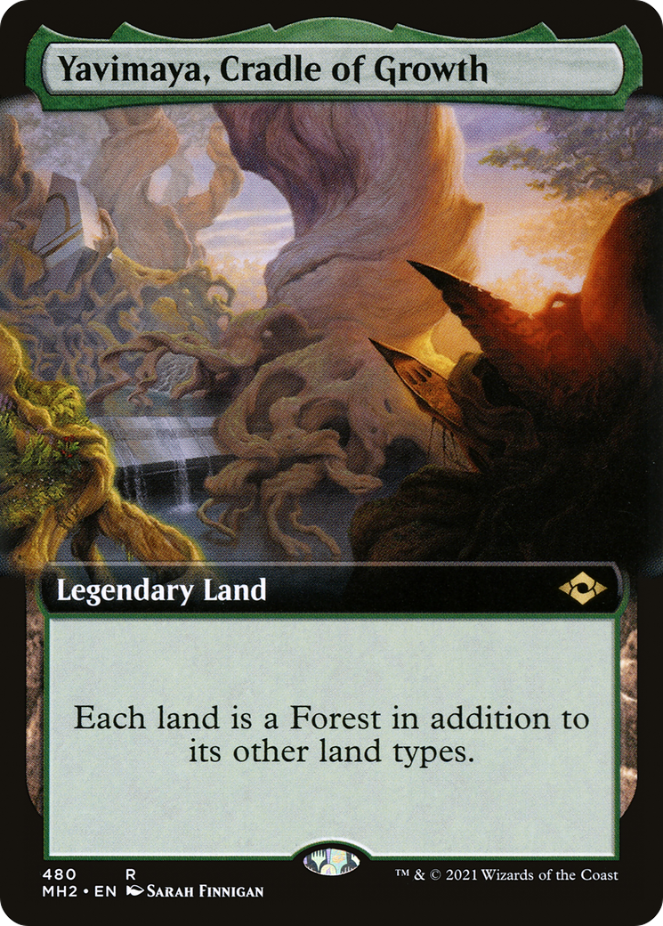 Yavimaya, Cradle of Growth (Extended Art) [MH2 - 480]