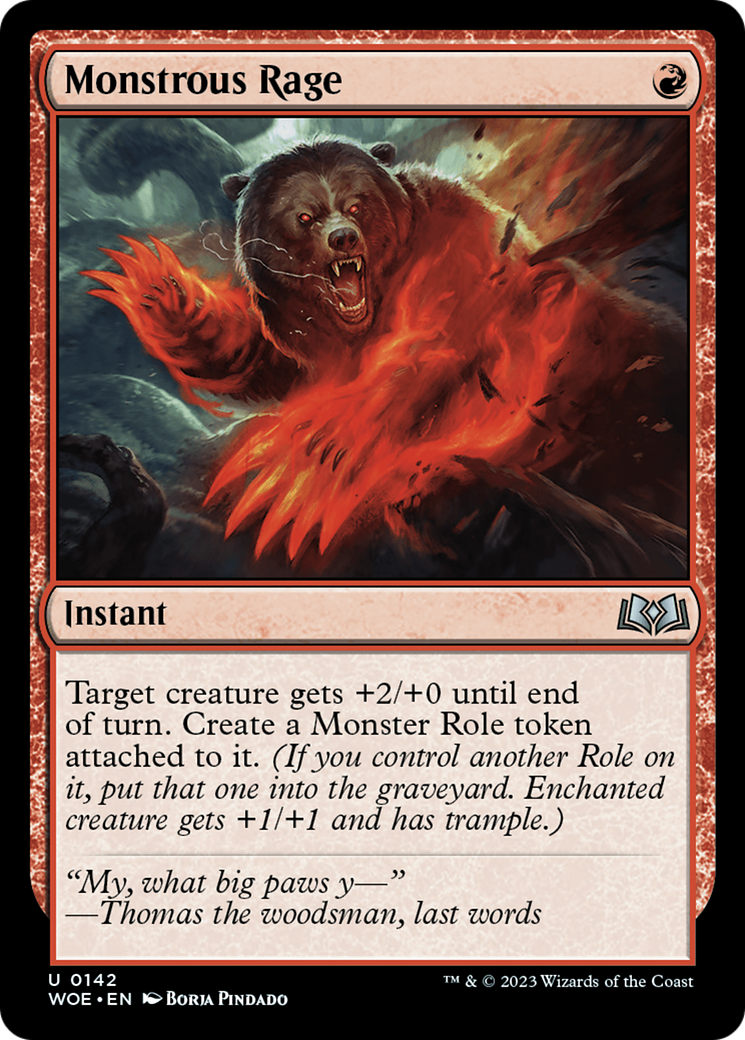 Monstrous Rage [WOE - 142]