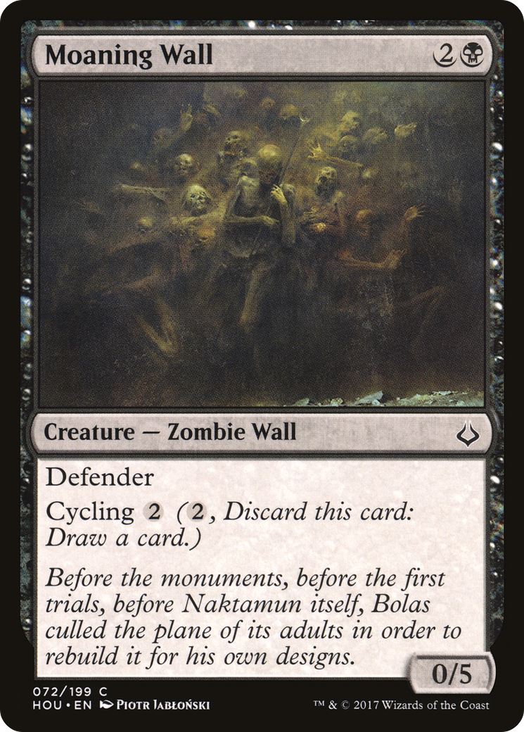 Moaning Wall [HOU - 72]