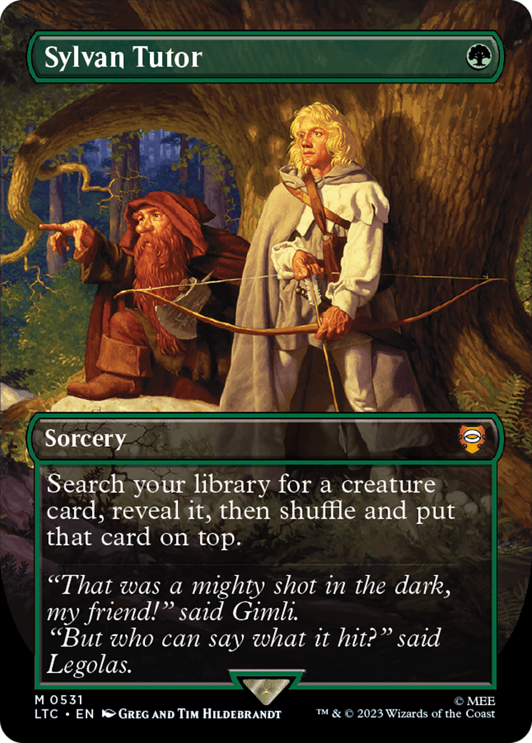 Sylvan Tutor (Borderless) [LTC - 531]