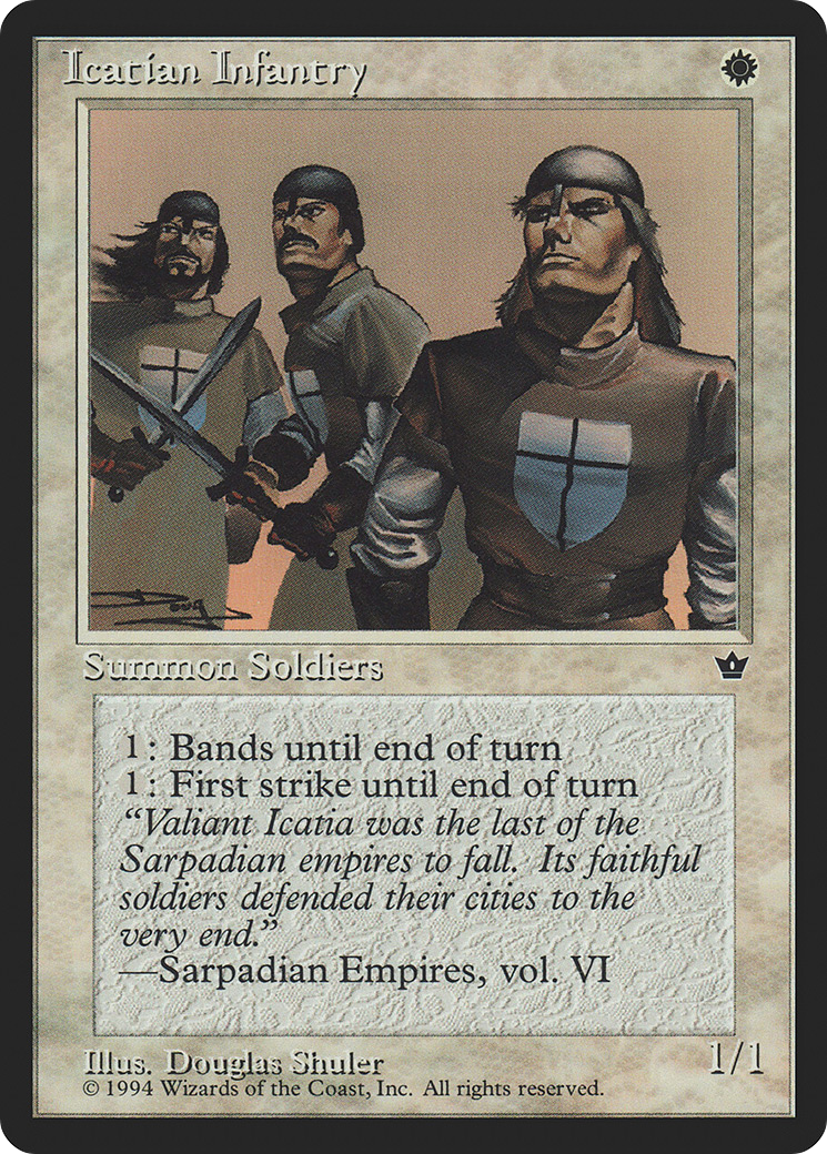 Icatian Infantry (Shuler) (FEM-07C) - Fallen Empires