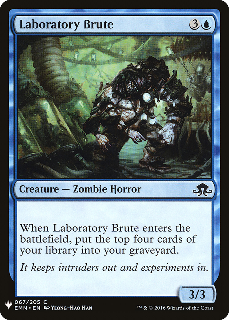 Laboratory Brute [LIST - 67]