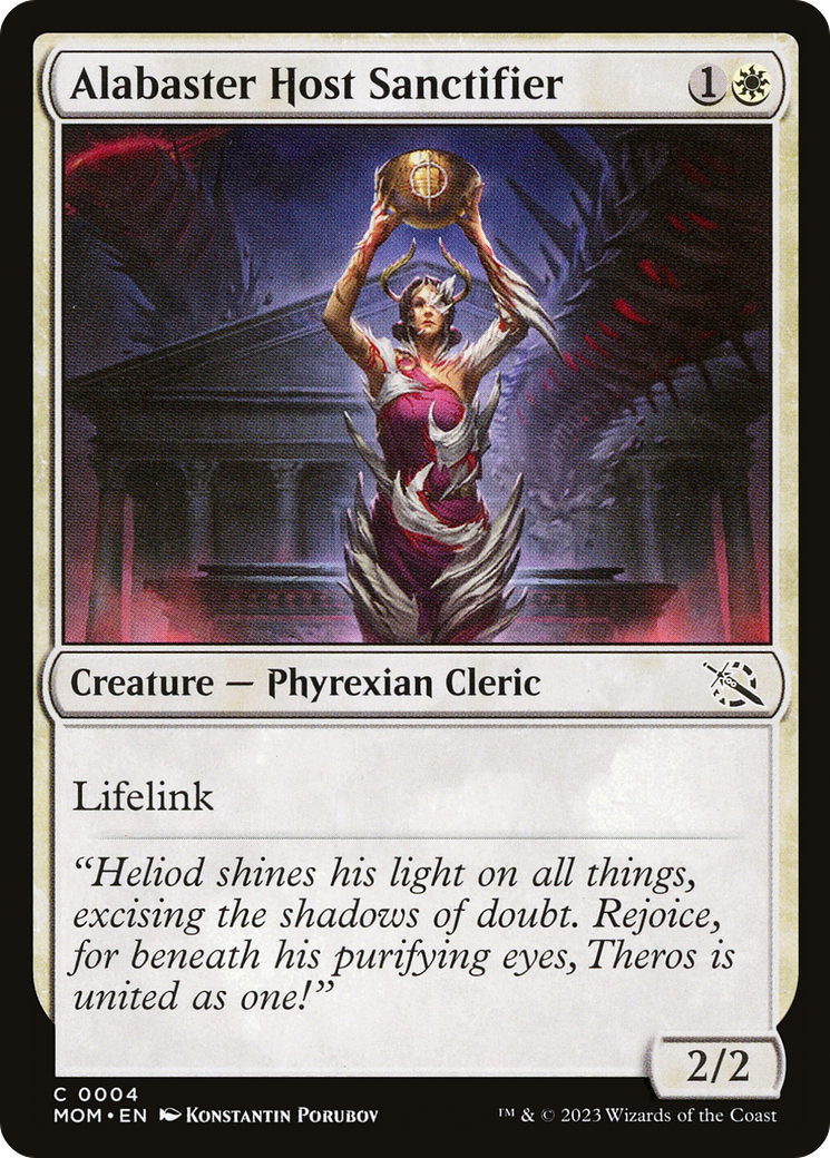 Alabaster Host Sanctifier [MOM - 4]