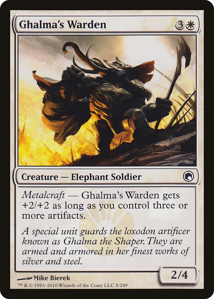 Ghalma's Warden (SOM-008) - Scars of Mirrodin