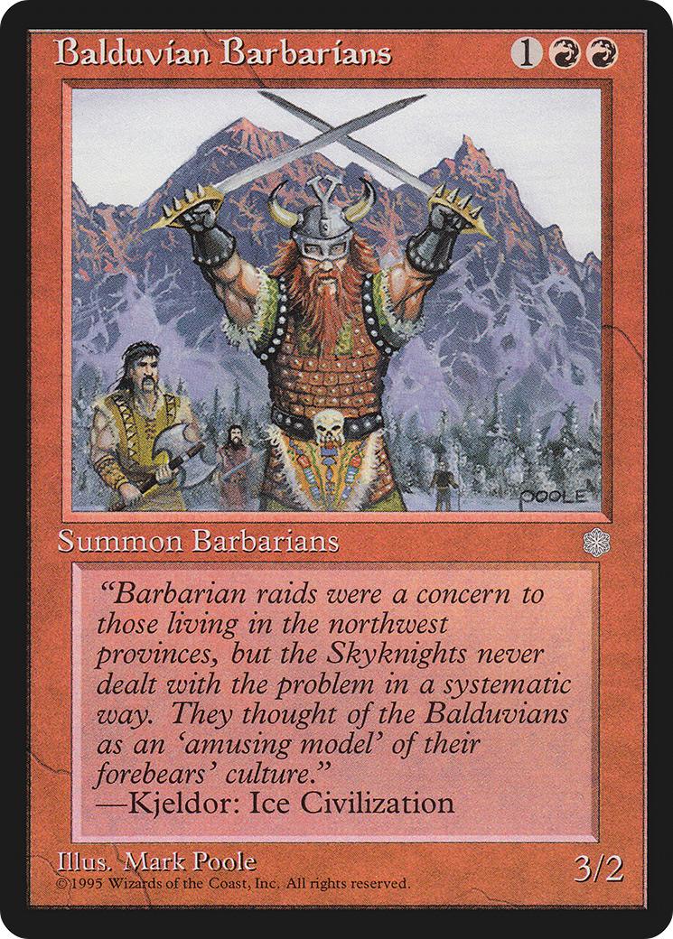 Balduvian Barbarians [ICE - N/A]