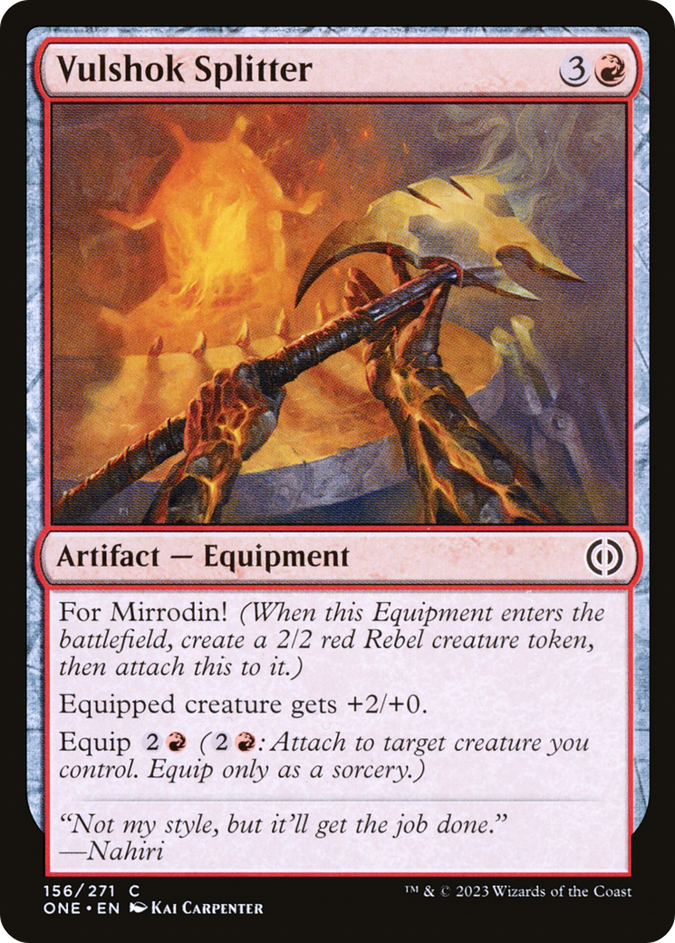 Vulshok Splitter [ONE - 156]