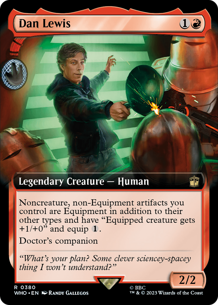 Dan Lewis (Extended Art) (WHO-380) - Doctor Who: (Extended Art) Foil