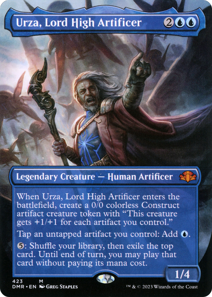 Urza, Lord High Artificer (Borderless) [DMR - 423]