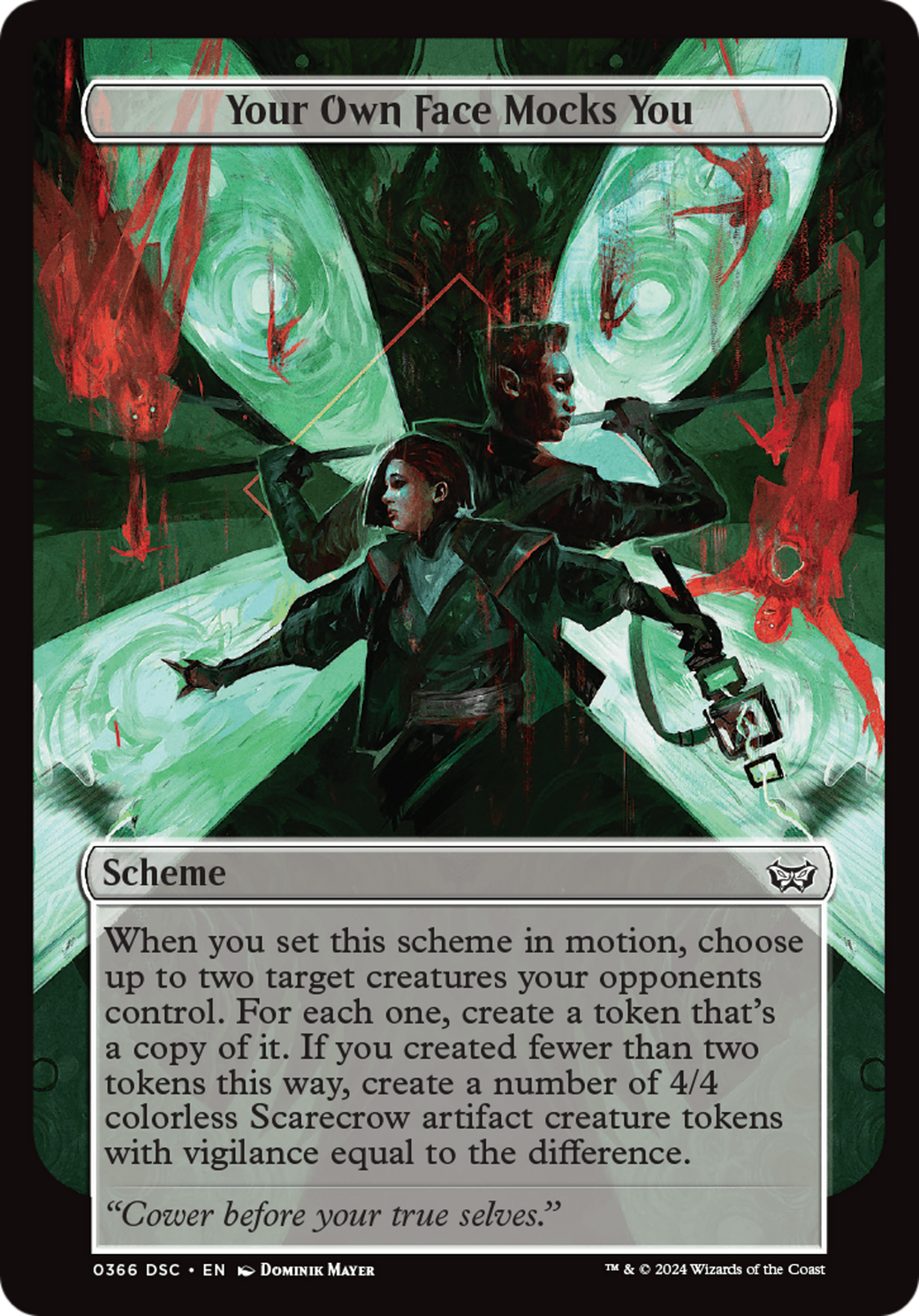 Your Own Face Mocks You (Full Art) [A:DSC - 366]