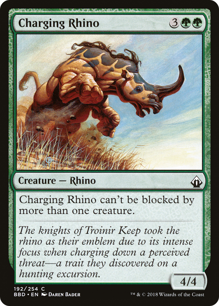 Charging Rhino [BBD - 192]